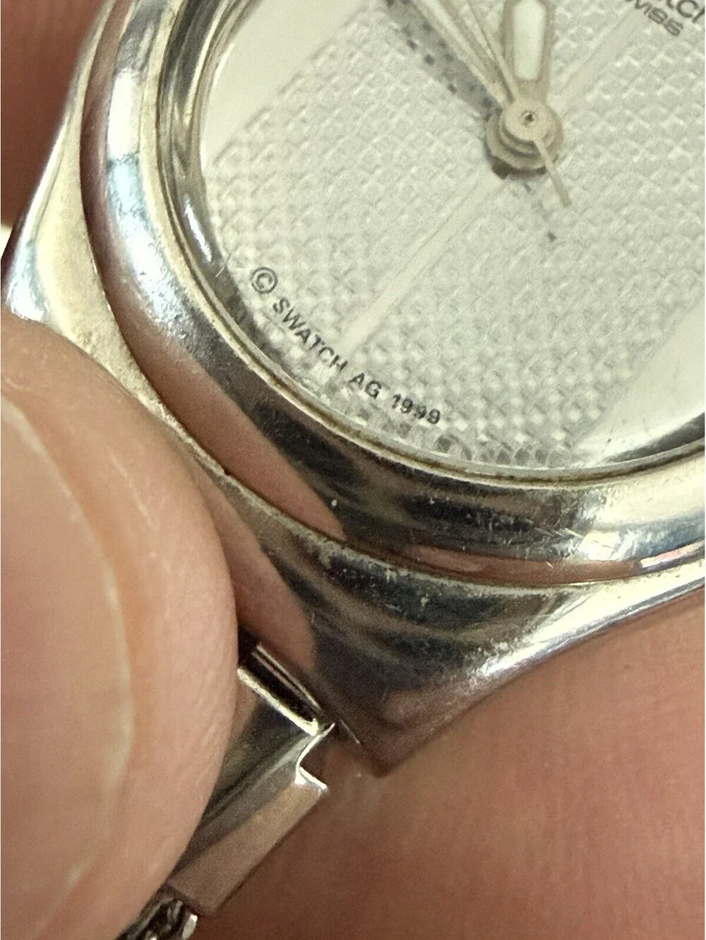 Swatch Quartz Watch Double Belt , Good Condition , Needs Battery